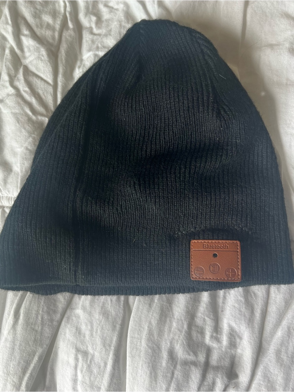 Bluetooth Knit Beanie Hat - Black